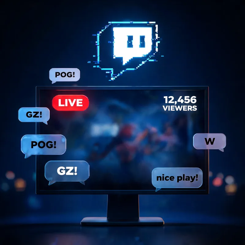 Twitch Canlı İzleyici